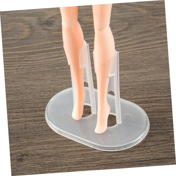 GALPADA Supporto per Bambole Set 12 Pezzi Plastica Trasparente 18-30 cm Stabile