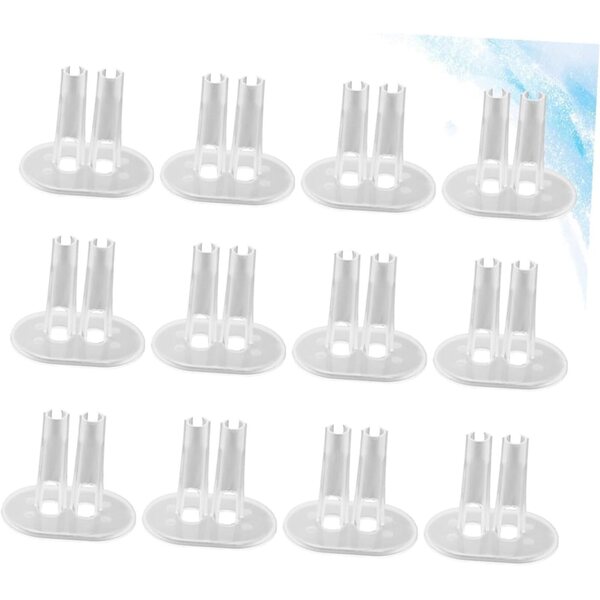 GALPADA Supporto per Bambole Set 12 Pezzi Plastica Trasparente 18-30 cm Stabile