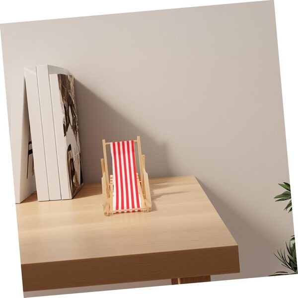 Mini-Miniatur-Strandstuhl 1:12, einzigartige Dekoration für Zuhause und Büro