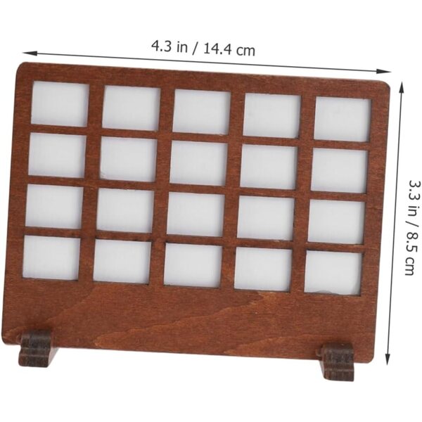 UPKOCH Set Mini Mobili in Legno Da Giardino 4 Pezzi per Decorazioni e Case delle Bambole