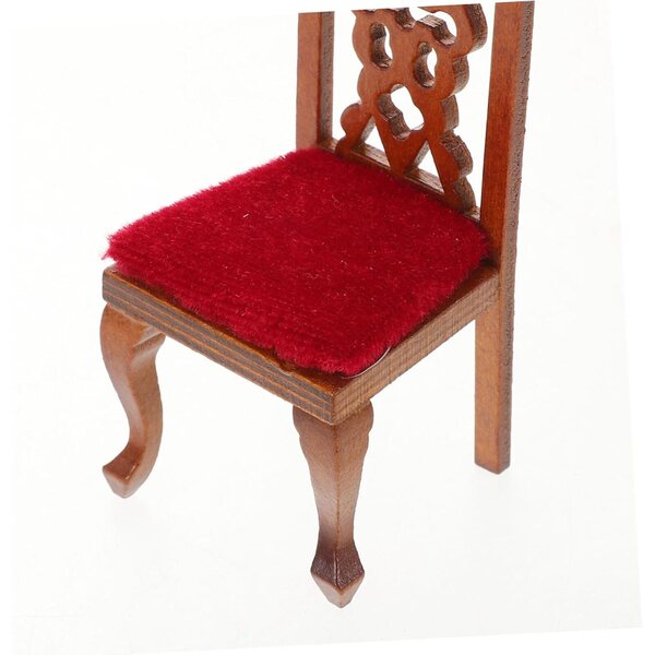 Levemolo Set Miniatura Tavolo e Sedie in Legno per Case delle Bambole e Spazi Ridotti