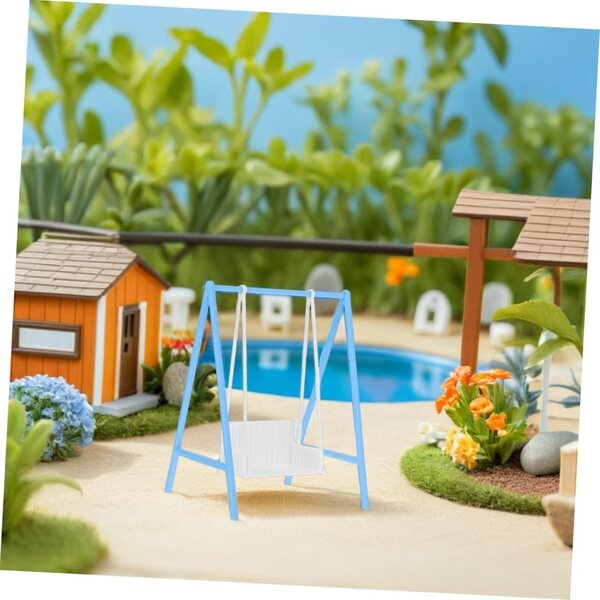UPKOCH Altalena Fai da Te in Miniatura 1:12 per Casa delle Bambole e Giardino
