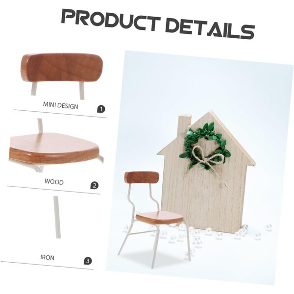 Toddmomy Mini Decorativa per Casa delle Bambole - Accessorio in Miniatura per Mobili