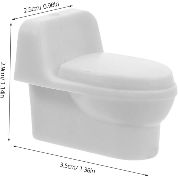 Mini Toilette Realistica per Case delle Bambole - Accessorio Bagno in Miniatura PENIKOKO