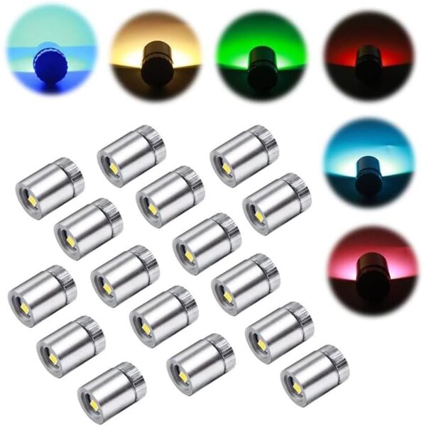 42 Luci LED Miniature a Batteria 7 Colori per Casa delle Bambole e Decorazioni