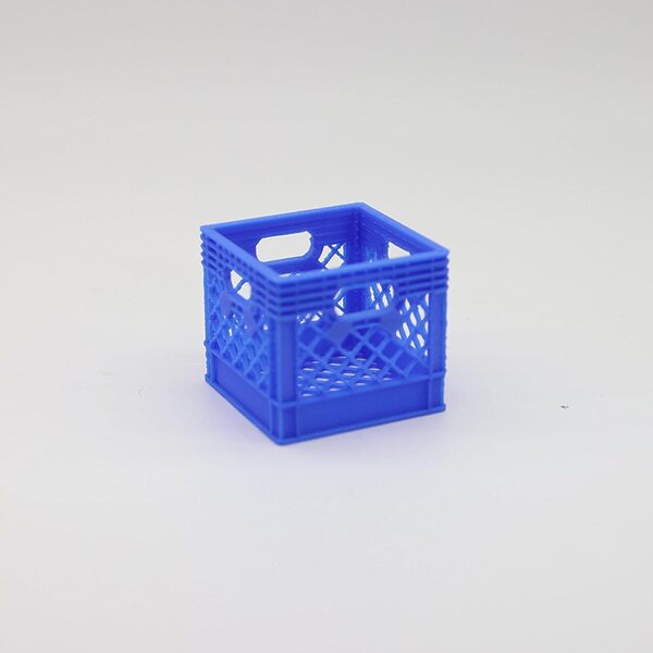 1:12 Miniaturkorb für Puppenhäuser – realistisches und farbenfrohes Accessoire