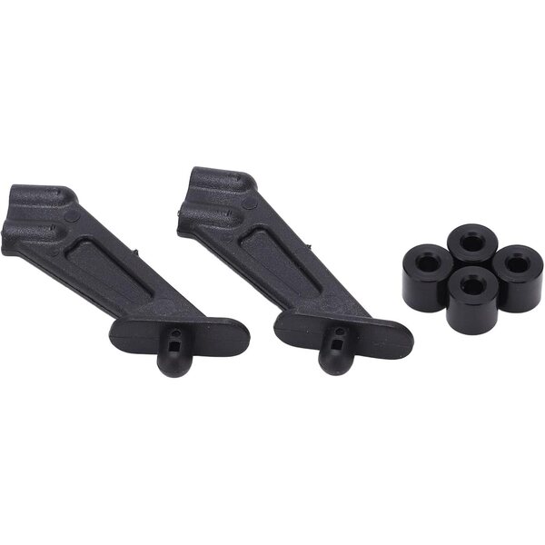 KIMISS Heckflügelhalterung für RC Car ZD Racing DBX10 7531 1/10 aus schwarzem Kunststoff