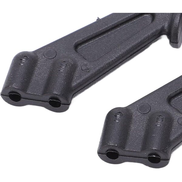 KIMISS Heckflügelhalterung für RC Car ZD Racing DBX10 7531 1/10 aus schwarzem Kunststoff