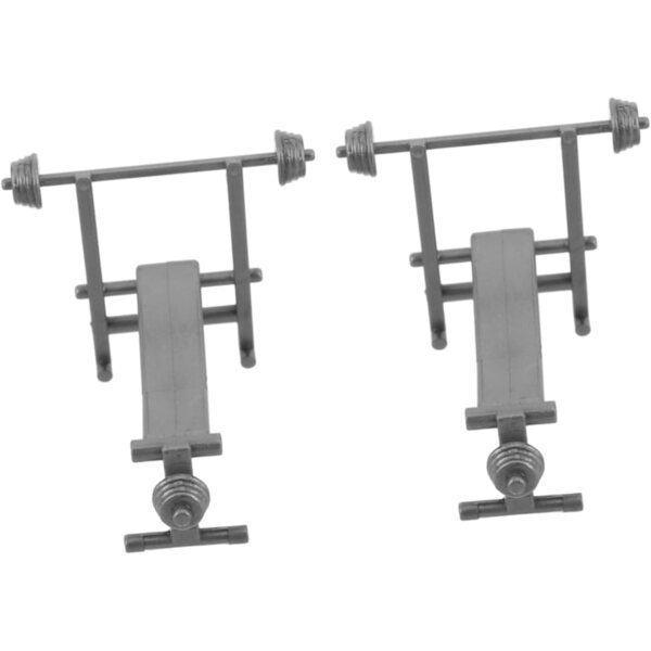 VICASKY Miniatur-Fitnessmodelle für Puppenhäuser, realistisches Zubehör