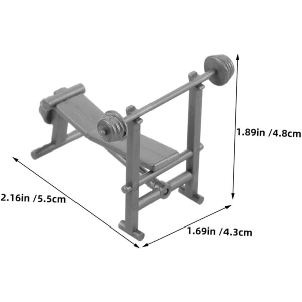 VICASKY Modelli Fitness in Miniatura per Casa delle Bambole Accessori Realistici