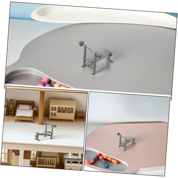 VICASKY Modelli Fitness in Miniatura per Casa delle Bambole Accessori Realistici