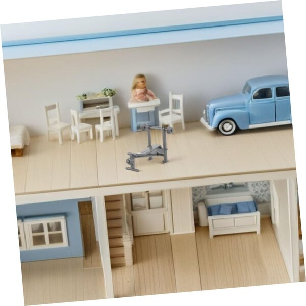 VICASKY Modelli Fitness in Miniatura per Casa delle Bambole Accessori Realistici