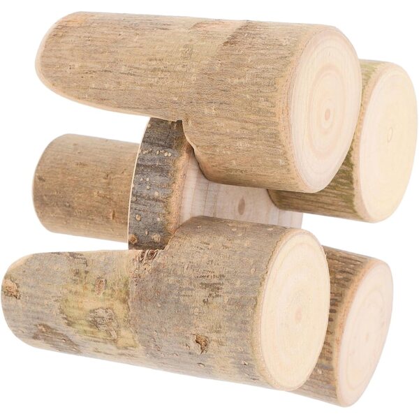 iplusmile Set Mini Tavolo e 4 Sedie in Legno per Case delle Bambole e Micro Paesaggi