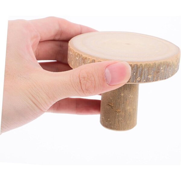 iplusmile Set Mini Tavolo e 4 Sedie in Legno per Case delle Bambole e Micro Paesaggi