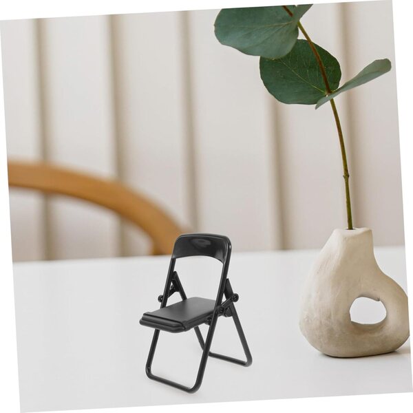 Set 10 Sedie Pieghevoli Miniatura per Case delle Bambole - Supporto Decorativo Colorato