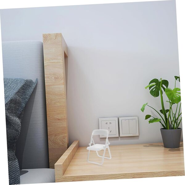 Set 10 Sedie Pieghevoli Miniatura per Case delle Bambole - Supporto Decorativo Colorato