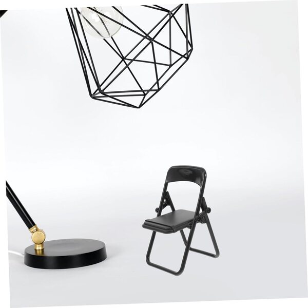 Set 10 Sedie Pieghevoli Miniatura per Case delle Bambole - Supporto Decorativo Colorato