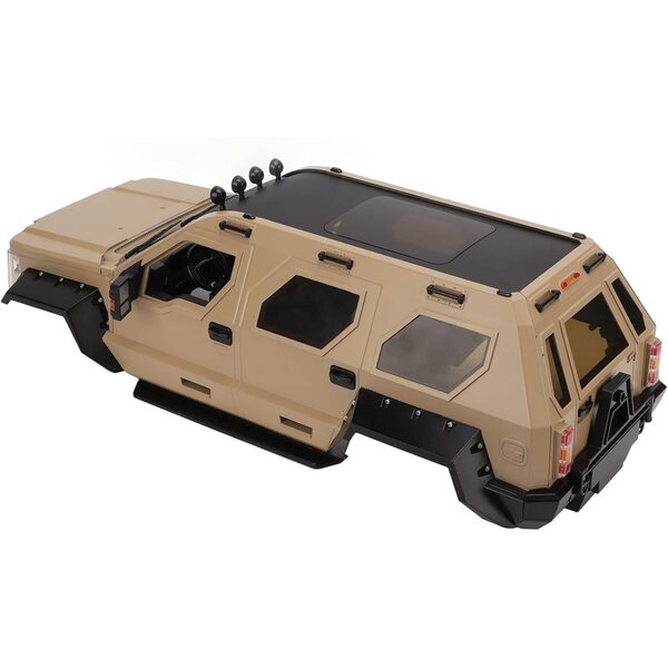 KIMISS 1/10 Desert Yellow RC-Karosserie mit 324 mm Radstand und 81 Zubehörteilen