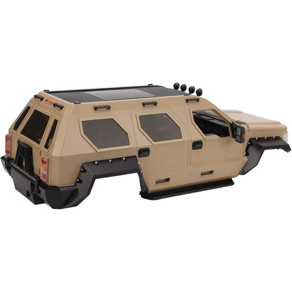 KIMISS 1/10 Desert Yellow RC-Karosserie mit 324 mm Radstand und 81 Zubehörteilen