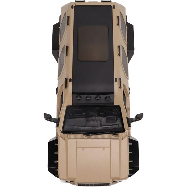 KIMISS 1/10 Desert Yellow RC-Karosserie mit 324 mm Radstand und 81 Zubehörteilen