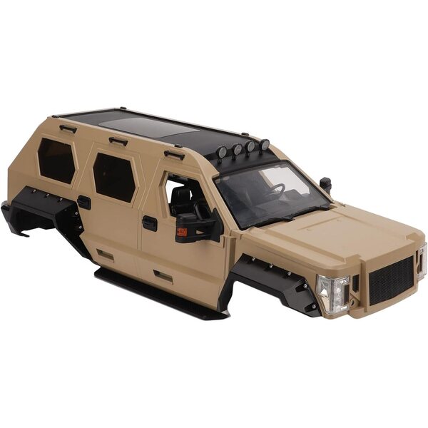 KIMISS 1/10 Desert Yellow RC-Karosserie mit 324 mm Radstand und 81 Zubehörteilen