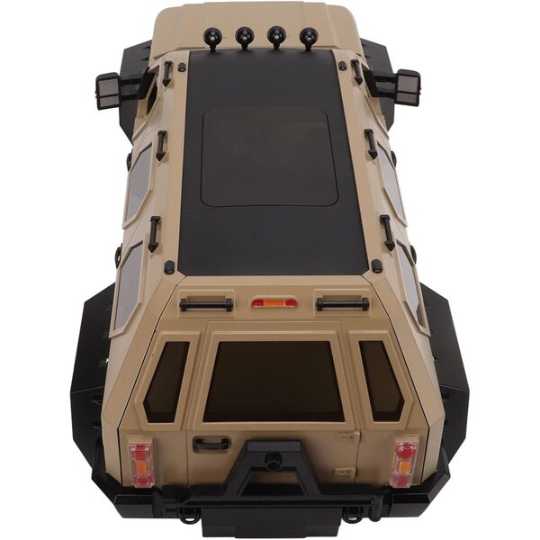 KIMISS 1/10 Desert Yellow RC-Karosserie mit 324 mm Radstand und 81 Zubehörteilen