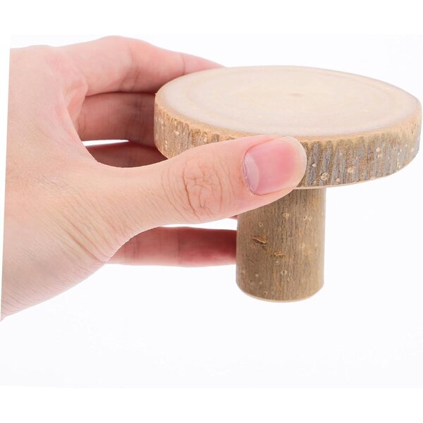 Hemobllo Tavolo e Sedie Miniatura in Legno per Casa delle Bambole e Micro Paesaggio