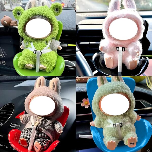 Autositz für 10–17 cm große Puppen mit NUJOLI-Belüftungsclip
