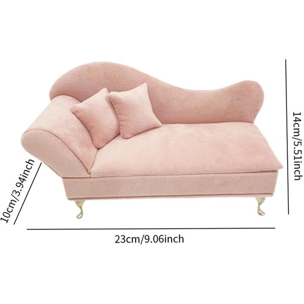 Getuse-Schmuckkästchen im Maßstab 1:6 – Miniatursofa für Schmuck und Puppenhaus