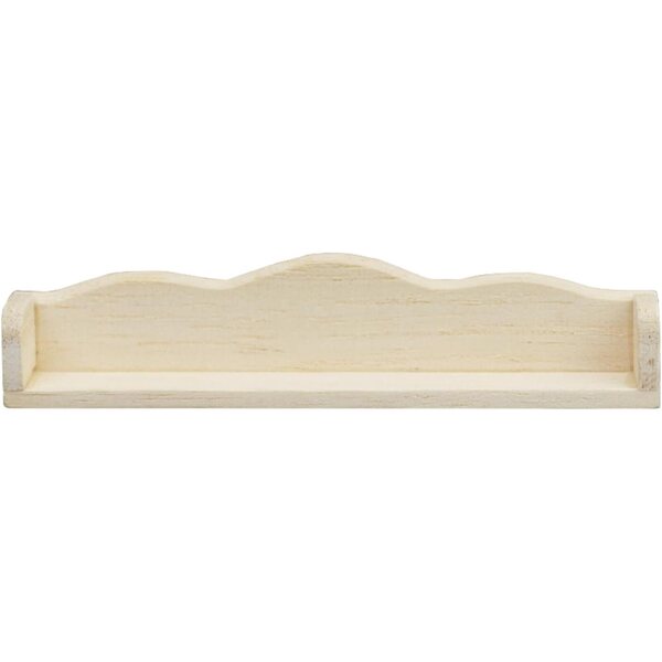 Mensola Miniatura in Legno per Case delle Bambole 1:12 - Scaffale Decorativo Realistico