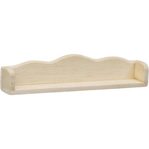 Mensola Miniatura in Legno per Case delle Bambole 1:12 - Scaffale Decorativo Realistico