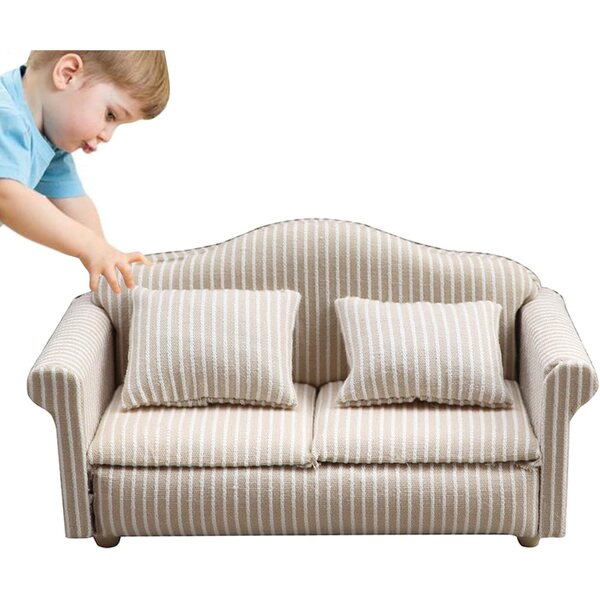 Sicheres und realistisches Miniatursofa aus Holz für Spielzeug – LearnLyrics