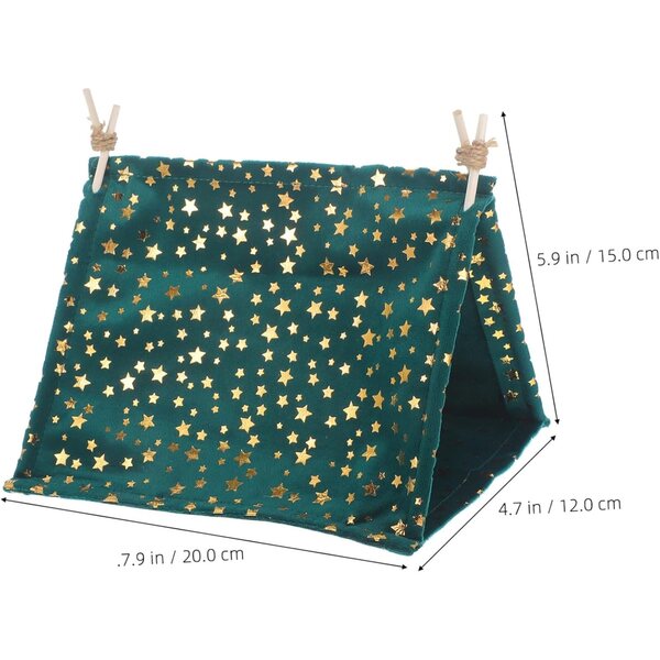 VICASKY Miniatura in Legno e Poliestere per Casa delle Bambole 20x15x12 cm Verde