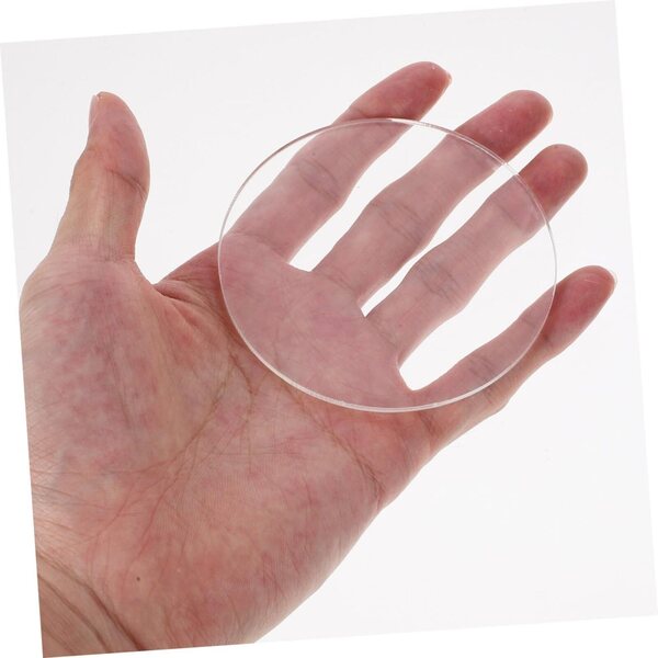HEMOTON 40 pezzi basi acriliche trasparenti per miniature e bambole di diverse misure