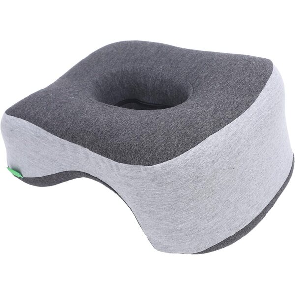 Ergonomisches Nickerchenkissen aus Memory-Schaum von Syrisora – hohles Design und zarter Stoff