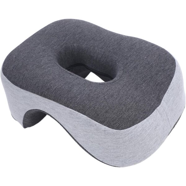 Ergonomisches Nickerchenkissen aus Memory-Schaum von Syrisora – hohles Design und zarter Stoff