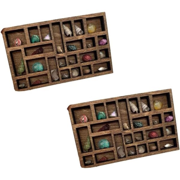 1:12 Miniatur-Holzregal für Puppenhaus – Asyduey Mini-Organizer