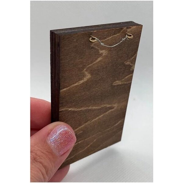 1:12 Miniatur-Holzregal für Puppenhaus – Asyduey Mini-Organizer