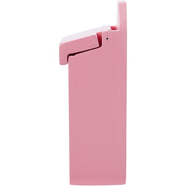 Miniatura Rosa 1/12 per Case delle Bambole con Cassetta delle Lettere in Legno