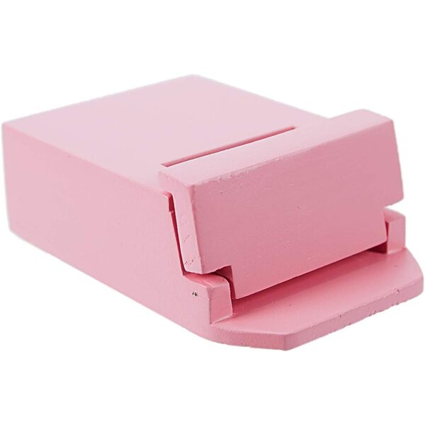 Miniatura Rosa 1/12 per Case delle Bambole con Cassetta delle Lettere in Legno