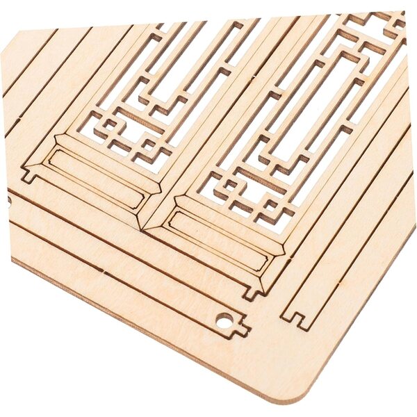 VICASKY finestre in miniatura in legno per casa delle bambole stile architettonico cinese