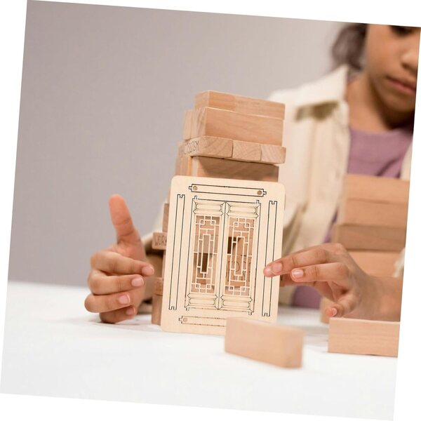 VICASKY finestre in miniatura in legno per casa delle bambole stile architettonico cinese