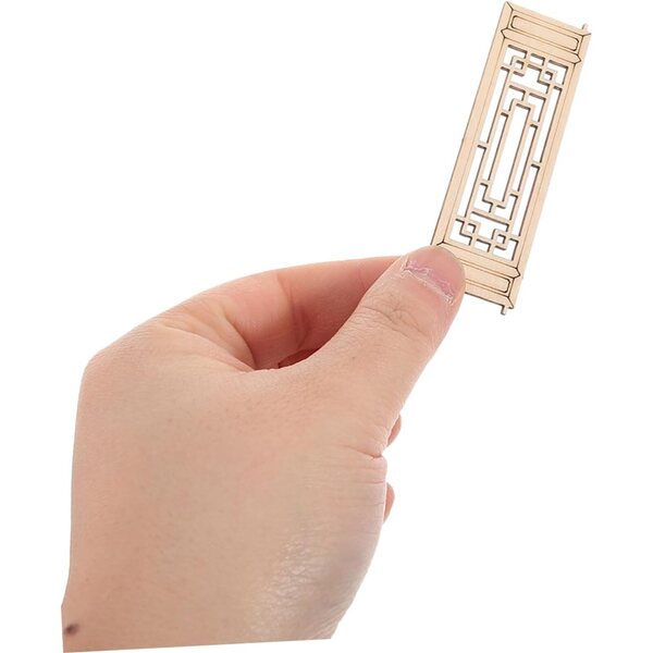 VICASKY finestre in miniatura in legno per casa delle bambole stile architettonico cinese