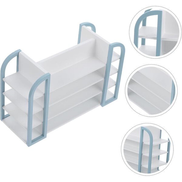 VICASKY Mini Supermercato in Legno per Casa delle Bambole Scala 1:12