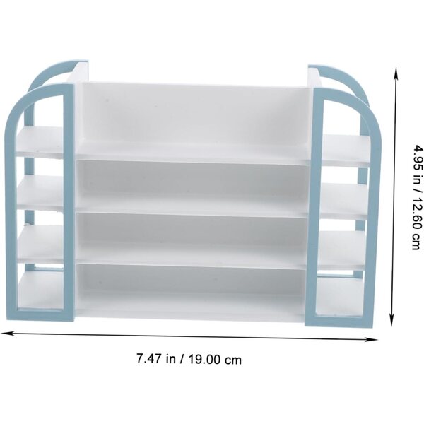 VICASKY Mini Supermercato in Legno per Casa delle Bambole Scala 1:12