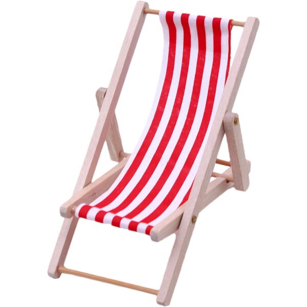 Mini sedia da spiaggia pieghevole in tessuto, decorazione portatile per casa e giardino