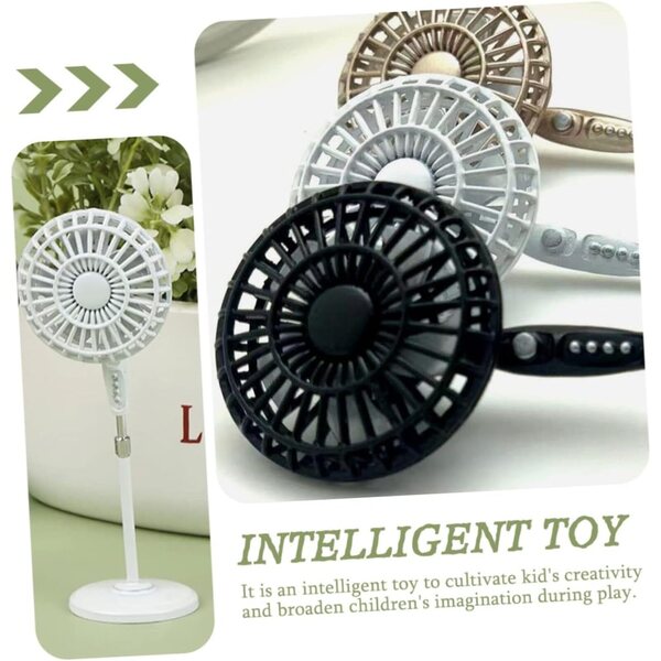 VICASKY Mini Ventilatore in Miniatura per Casa delle Bambole, Modello Decorativo Realistico