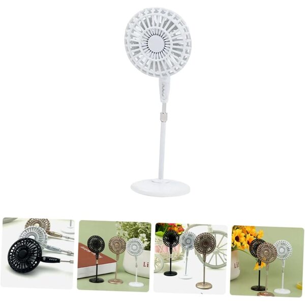 VICASKY Mini Ventilatore in Miniatura per Casa delle Bambole, Modello Decorativo Realistico