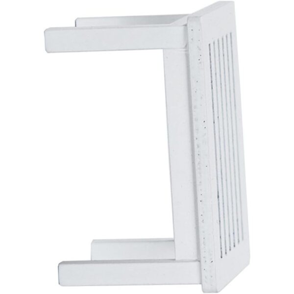 VICASKY Mini tavolo per casa delle bambole in legno bianco, decorazione miniatura realistica