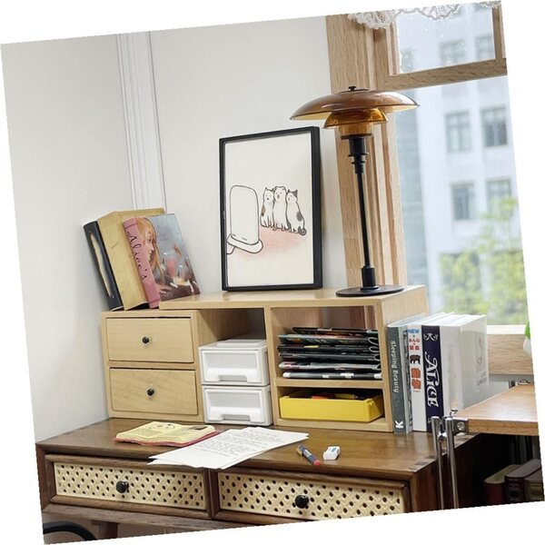 VICASKY Mini Armadio in Legno artigianale per Mini Case e Decorazioni Chic